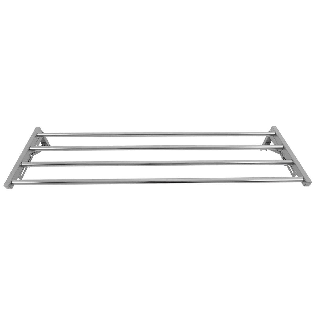 Commercial Foldable Stainless Steel Wall Mounted Rack Shelf 1400×300×230mm 4 Tube - TRW51430