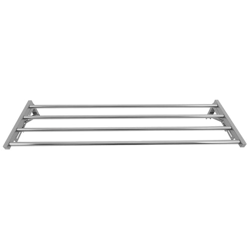 Commercial Foldable Stainless Steel Wall Mounted Rack Shelf 1400×300×230mm 4 Tube - TRW51430