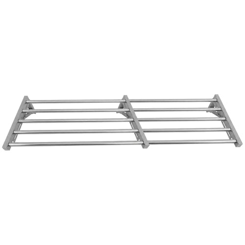 Commercial Foldable Stainless Steel Wall Mounted Rack Shelf 1600×400×230mm 5 Tube - TRW51640