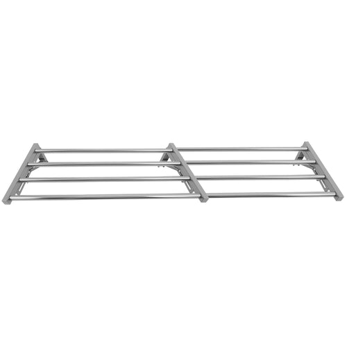 Commercial Foldable Stainless Steel Wall Mounted Rack Shelf 1800×300×230mm 4 Tube - TRW51830