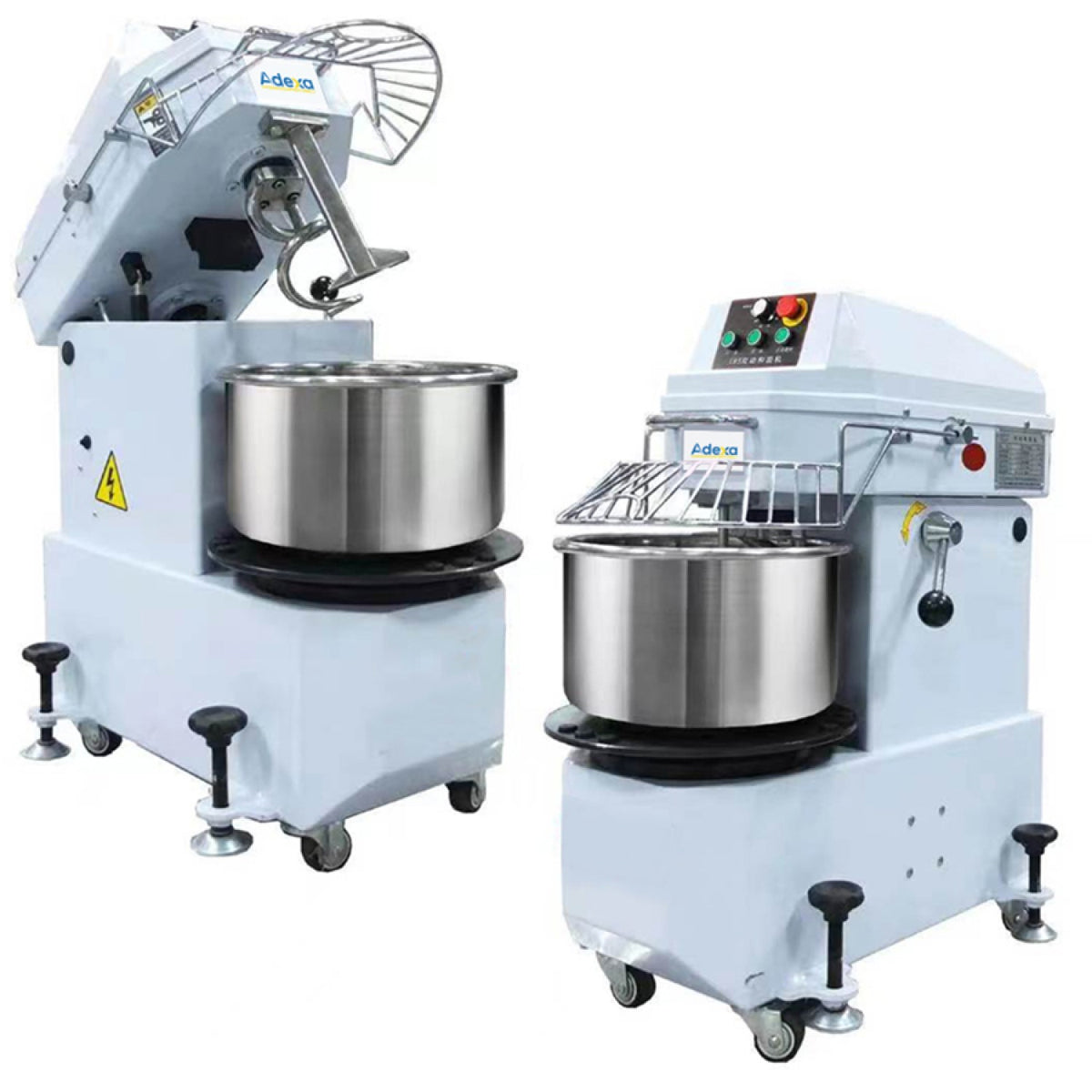 Professional Spiral Dough Mixer 40 litres Liftable head Removable bowl 2 speeds 380V/3 phase - TSH40