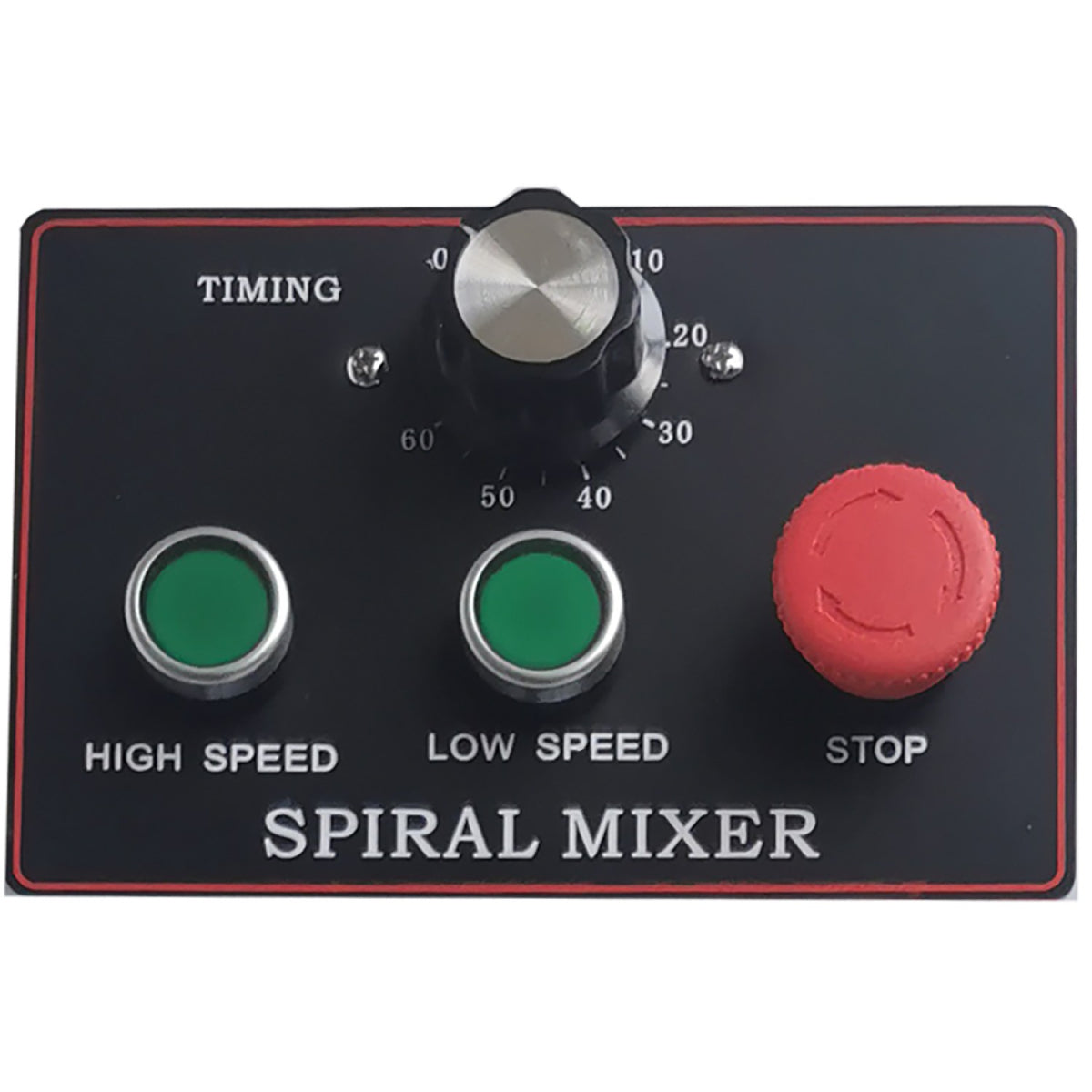 Professional Spiral Dough Mixer 40 litres Liftable head Removable bowl 2 speeds 380V/3 phase - TSH40