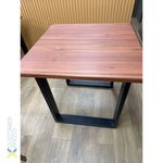 Black Industrial Style Square Table legs Black 2pcs - GSTB022