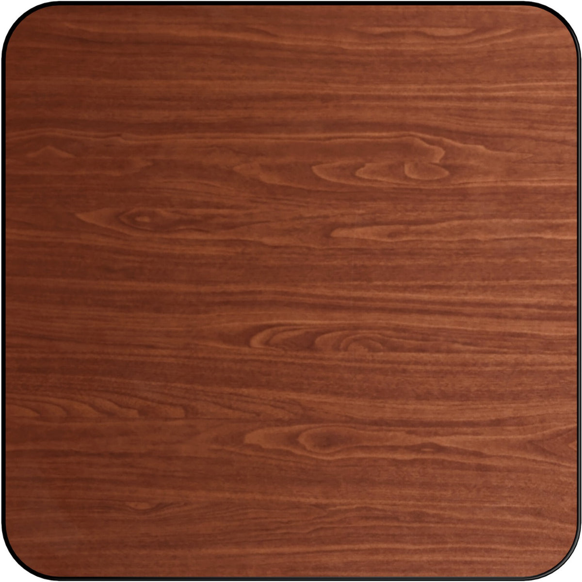 Laminated Square Table top Reversible Walnut & Natural 30x30'' - TT3030WN