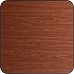 Laminated Square Table top Reversible Walnut & Natural 30x30'' - TT3030WN