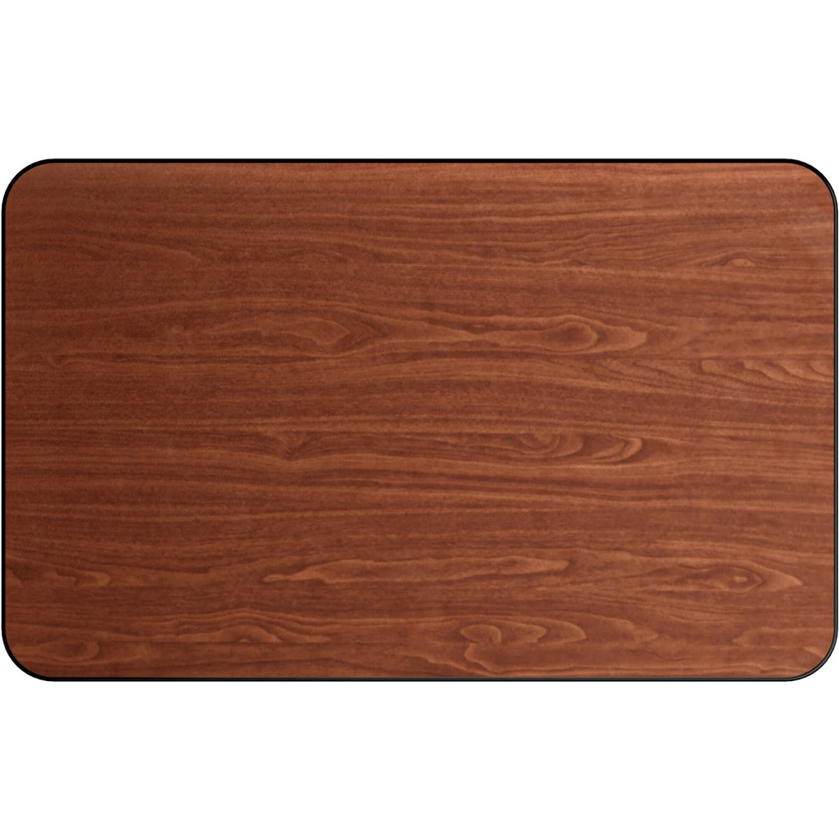 Laminated Rectangular Table top Reversible Walnut & Natural 48x30'' - TT3048WN