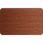 Laminated Rectangular Table top Reversible Walnut & Natural 48x30'' - TT3048WN