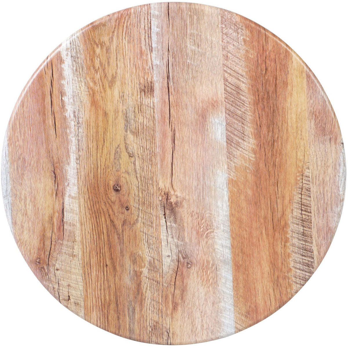 Seamless Round Table Top Barn Wood 30" - TT30RBARNWOOD