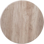 Seamless Round Table Top Grey Wood 30" - TT30RGREYWOOD