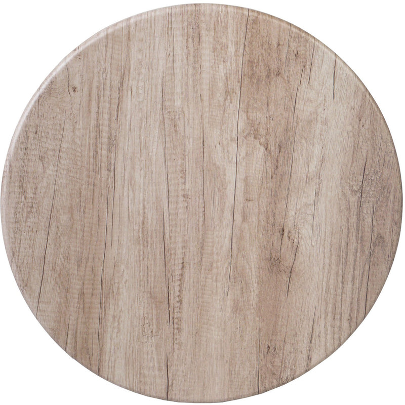 Seamless Round Table Top Grey Wood 30" - TT30RGREYWOOD