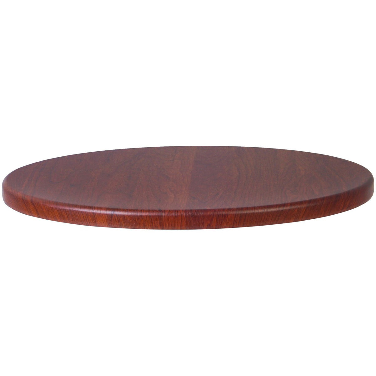 Seamless Round Table Top Mahogany Wood 30" - TT30RMAHOGANYWOOD