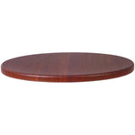 Seamless Round Table Top Mahogany Wood 30" - TT30RMAHOGANYWOOD