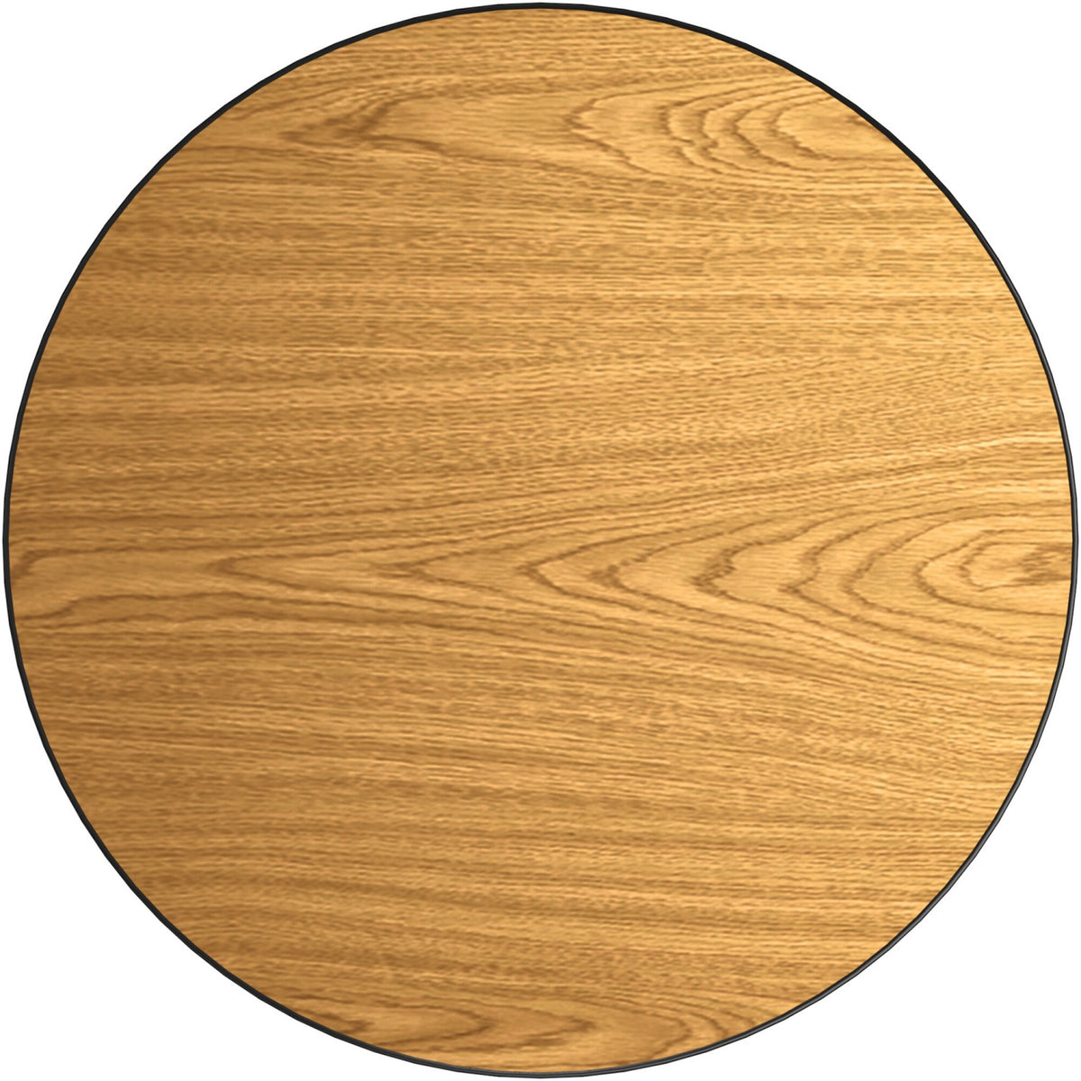 Laminated Round Table top Reversible Walnut & Natural Ø30'' - TT30RWN