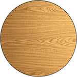 Laminated Round Table top Reversible Walnut & Natural Ø30'' - TT30RWN