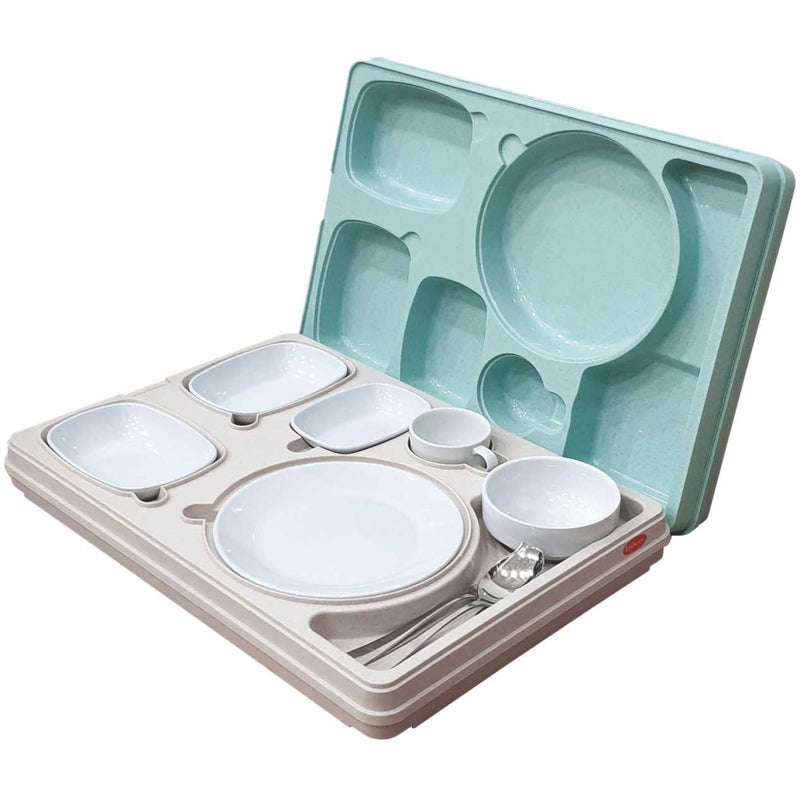 Professional Thermo Meal Tray with 6 Compartments - TT6N