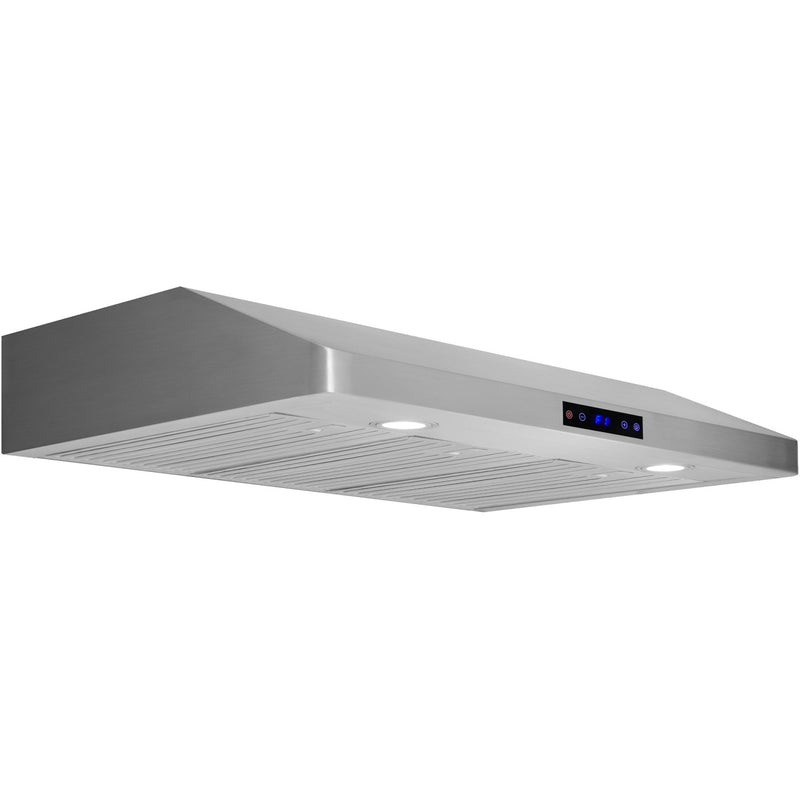 Commercial Extraction Canopy with Filter, Range Hood, Fan, Lights & 3 Speeds 900mm Undermount - UC2002036D