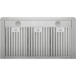 Commercial Extraction Canopy with Filter, Range Hood, Fan, Lights & 3 Speeds 900mm Undermount - UC2002036D