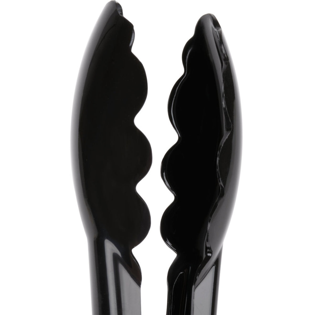12" Catering Buffet Tongs Black Polycarbonate - UTITONG12