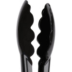 6" Catering Buffet Tongs Black Polycarbonate - UTITONG6