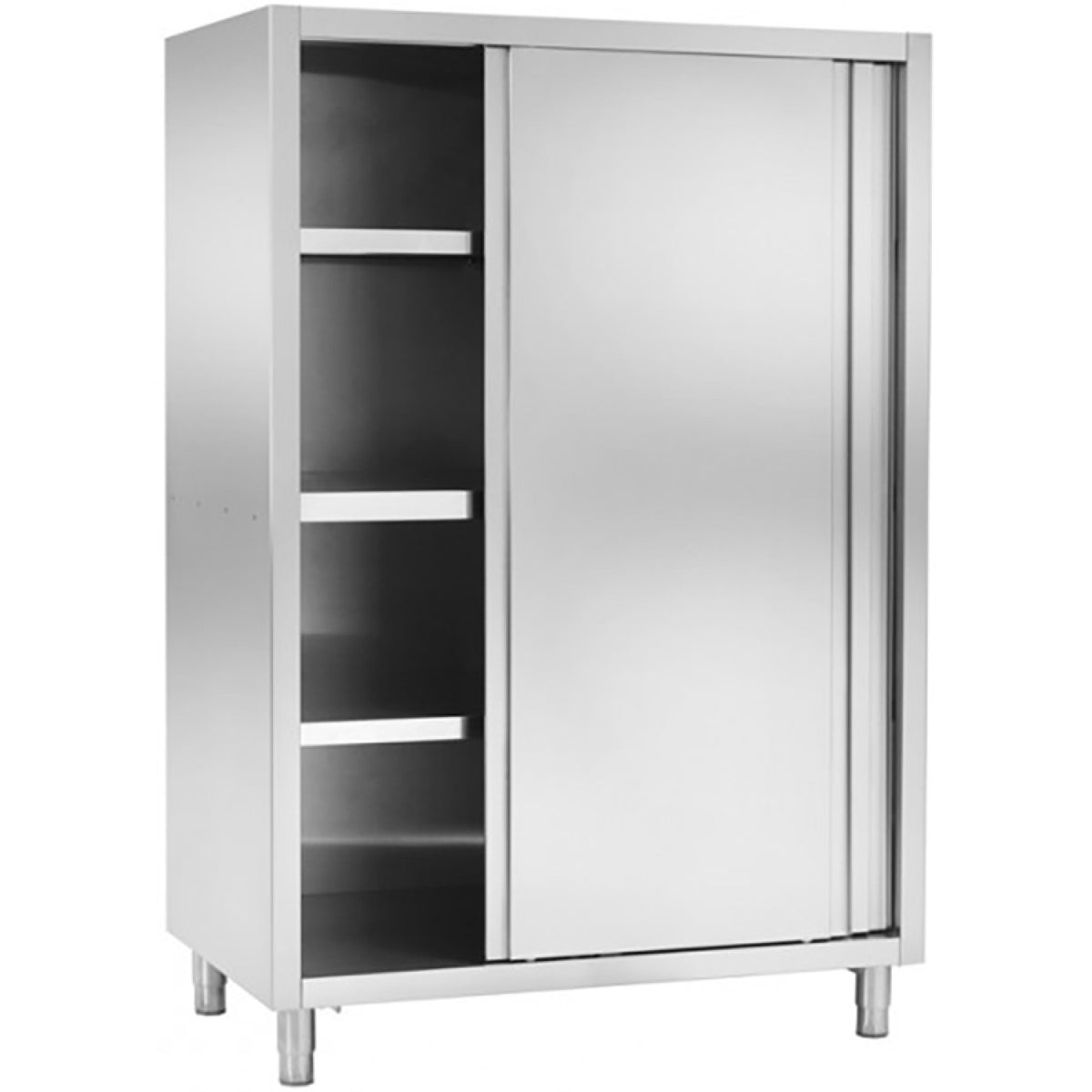 Commercial Cabinet Sliding Doors Stainless Steel 800x600x2000mm - VC86SND