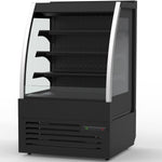 Multi Deck Refrigerator 210 litres with Night Curtain Black 990x620x1450mm - VC14F103I