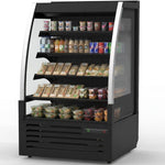 Multi Deck Refrigerator 210 litres with Night Curtain Black 990x620x1450mm - VC14F103I