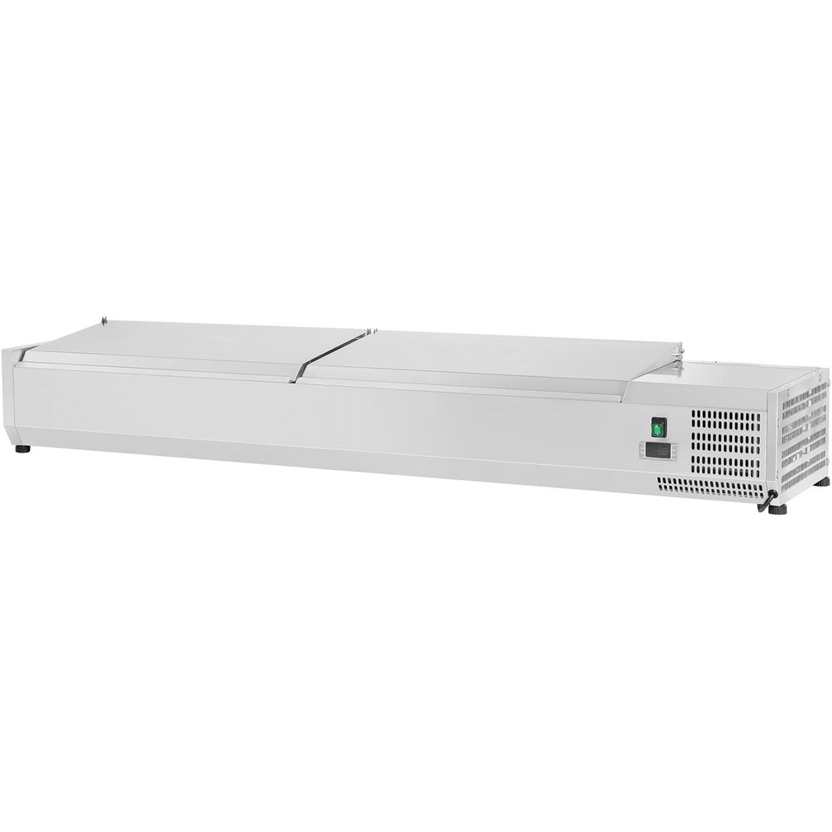 Refrigerated Servery Prep Top 1800mm 8xGN1/3 Depth 380mm Stainless Steel Lid | THVD1800/380 - THVD1800/380