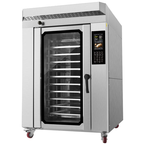 Commercial 10 Tray Rotary Convection Oven 600x400mm 13kW 380V - VULCORE102