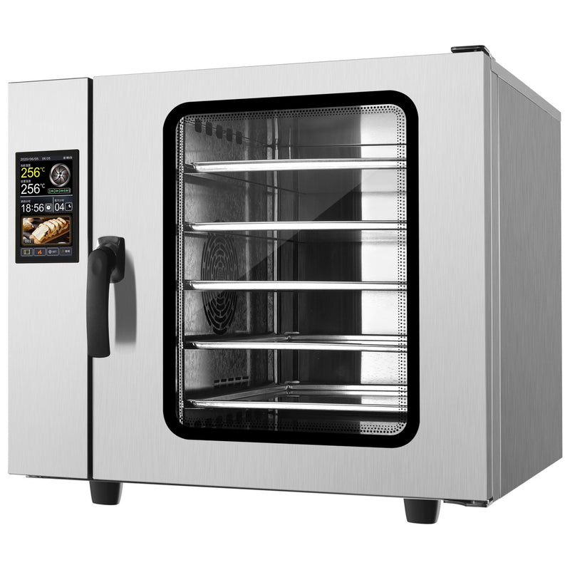 Commercial 5 Tray Touch Screen Convection Oven 600x400mm 6kW 220V - VULCORE110