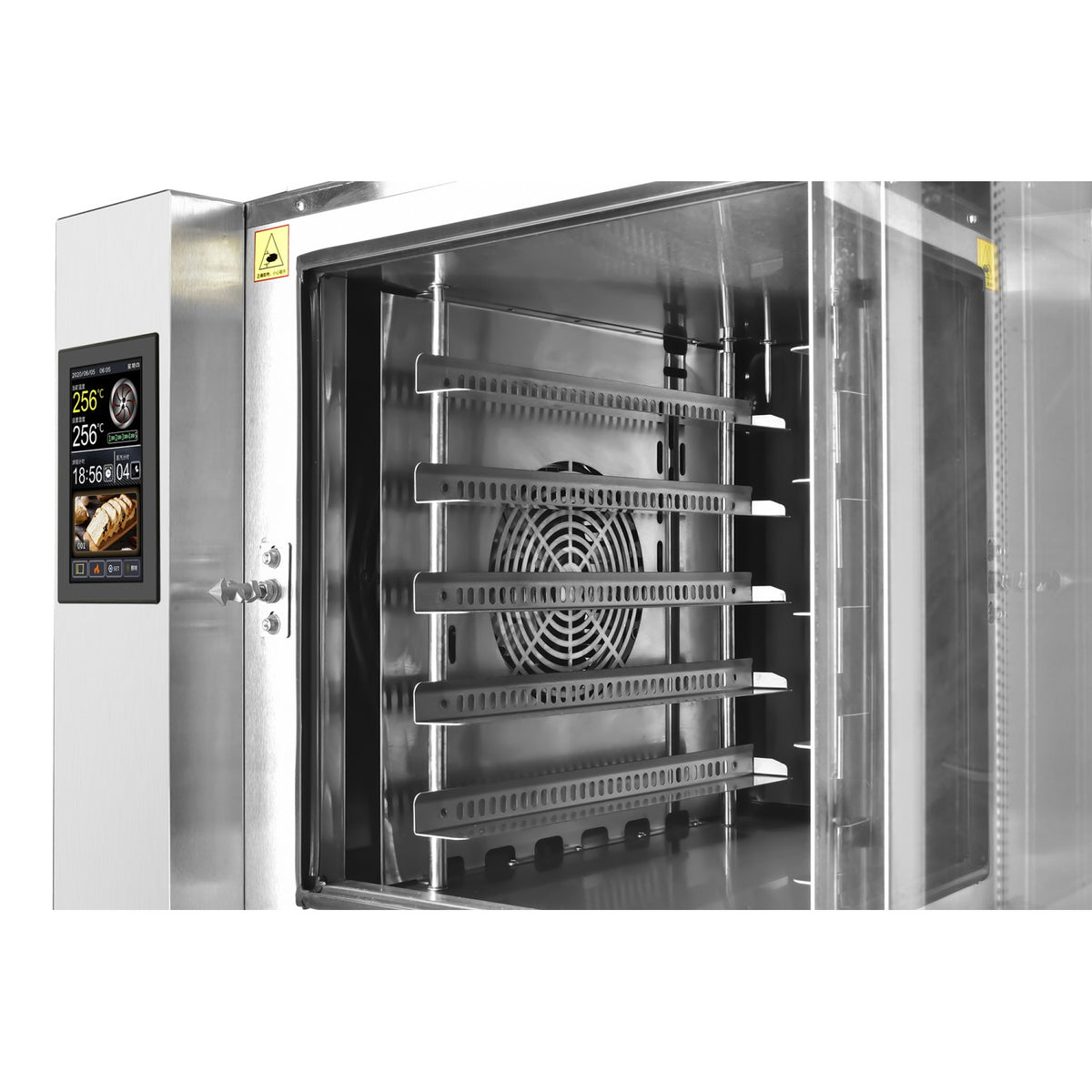 Commercial 5 Tray Touch Screen Convection Oven 600x400mm 6kW 220V - VULCORE110