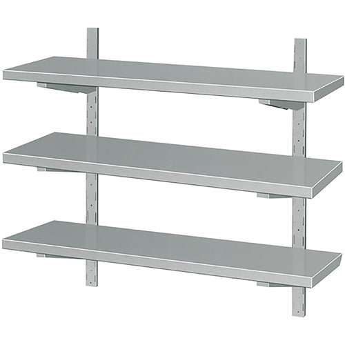 Adjustable Height Wall shelf 3 levels 2000x300mm Stainless steel - VWS2033