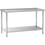 Professional Work table Stainless steel Undershelf 1500x600x900mm - W218E60150
