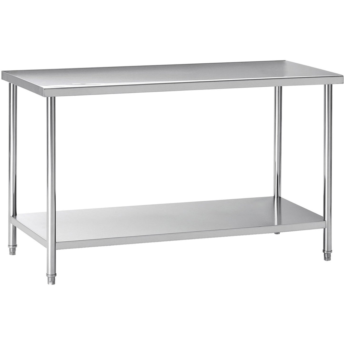 Adexa W218E6090 Professional Stainless Steel Work Table 900×600×900mm — main product view showing worktop and undershelf