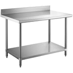Professional Work table Stainless steel Undershelf Upstand 600x600x900mm - W218E6060B