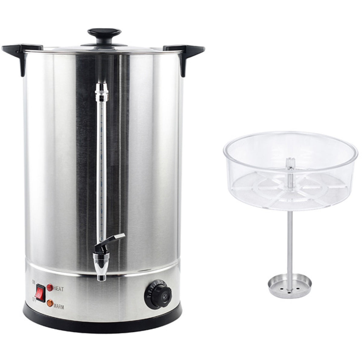 Commercial Double wall Coffee Urn with Boil-dry protection 10 litres 1.6kW - VICWBQ10