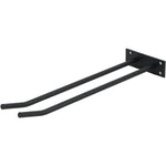 Wine Glass Rack Black Wall mounted Length 300mm 3 wine glasses - WGA18500300B