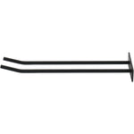 Wine Glass Rack Black Wall mounted Length 300mm 3 wine glasses - WGA18500300B