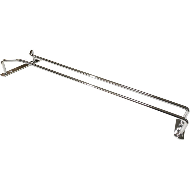 Wine Glass Rack Silver Ceiling mounted Length 400mm 5 wine glasses - WGR116S