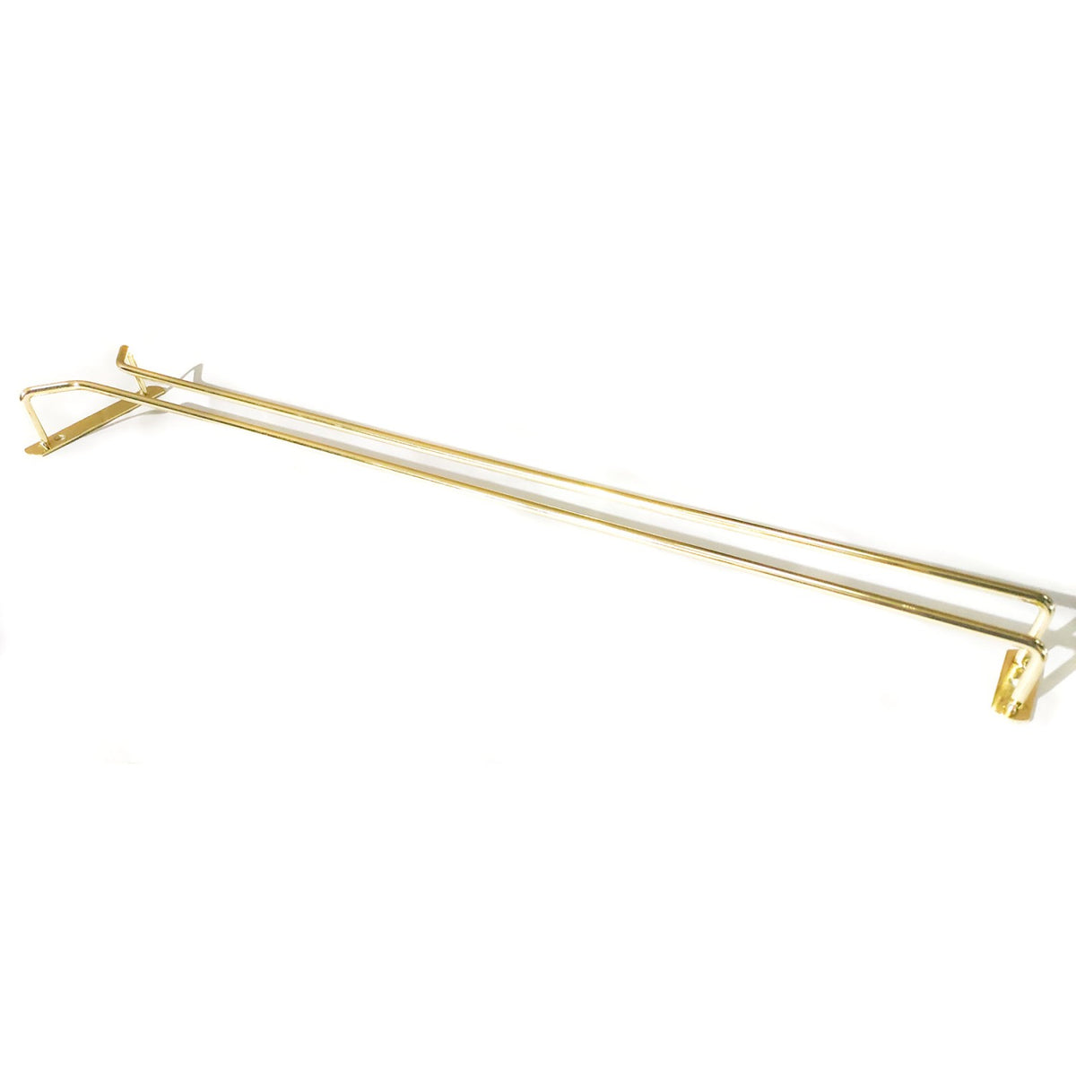 Wine Glass Rack Gold Ceiling mounted Length 600mm 7 wine glasses - WGR124G