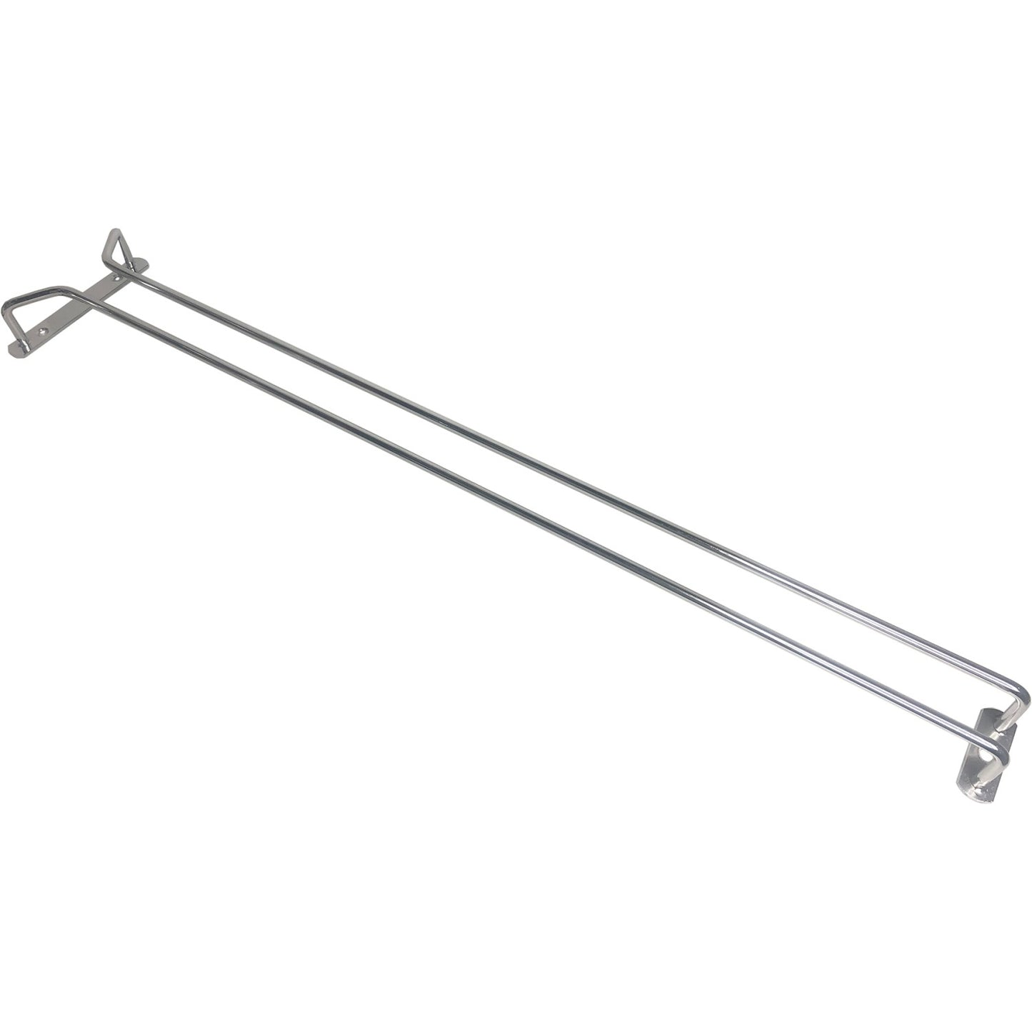 Wine Glass Rack Silver Ceiling mounted Length 600mm 7 wine glasses - WGR124S