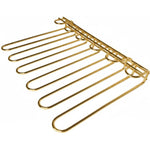 Wine Glass Rack Gold Ceiling mounted Length 450mm 20 wine glasses - WGR5G