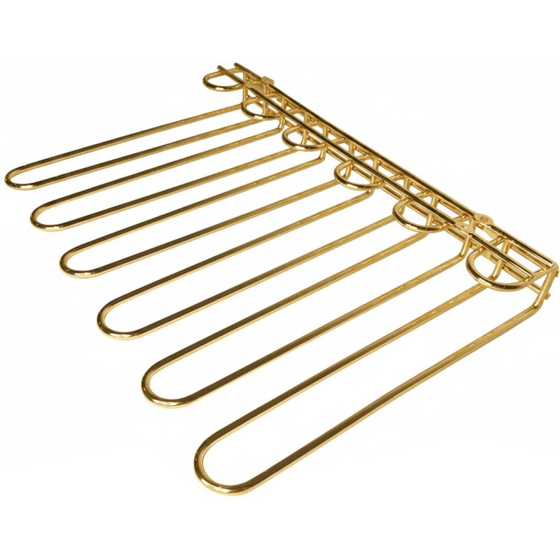 Wine Glass Rack Gold Ceiling mounted Length 450mm 20 wine glasses - WGR5G
