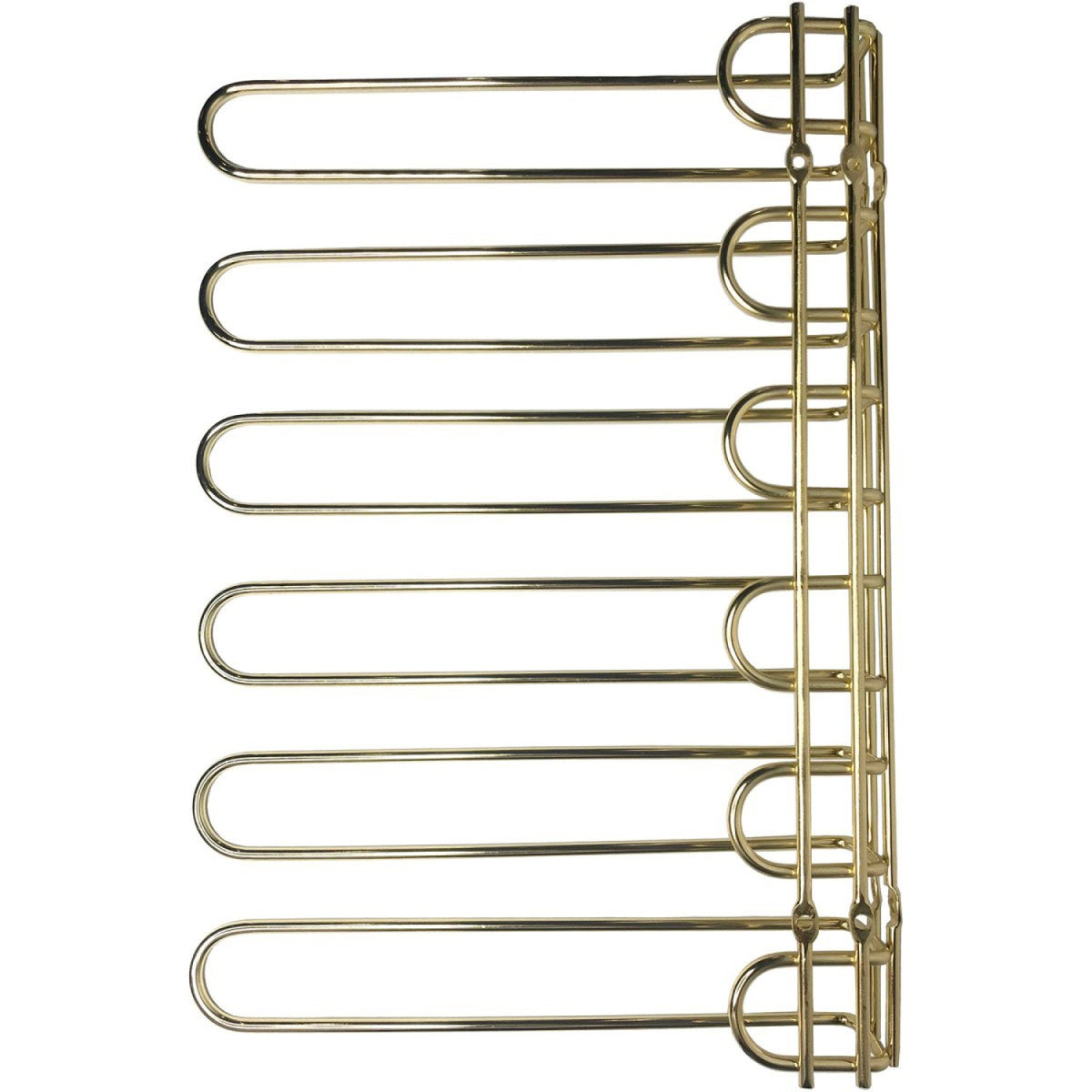 Wine Glass Rack Gold Ceiling mounted Length 450mm 20 wine glasses - WGR5G