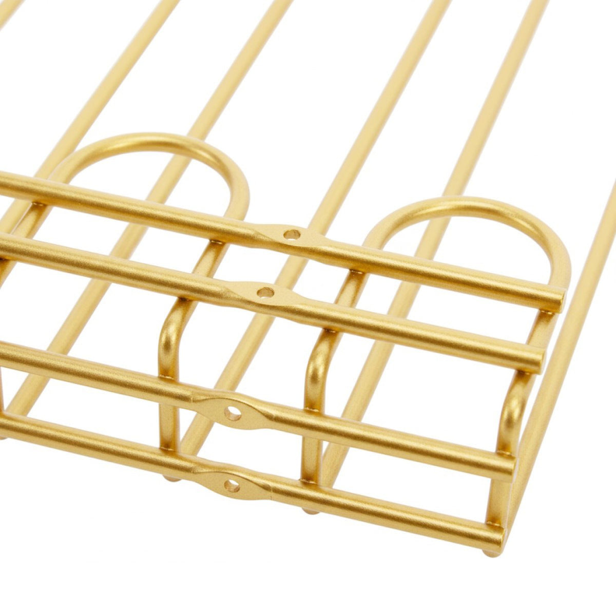 Wine Glass Rack Gold Ceiling mounted Length 450mm 20 wine glasses - WGR5G