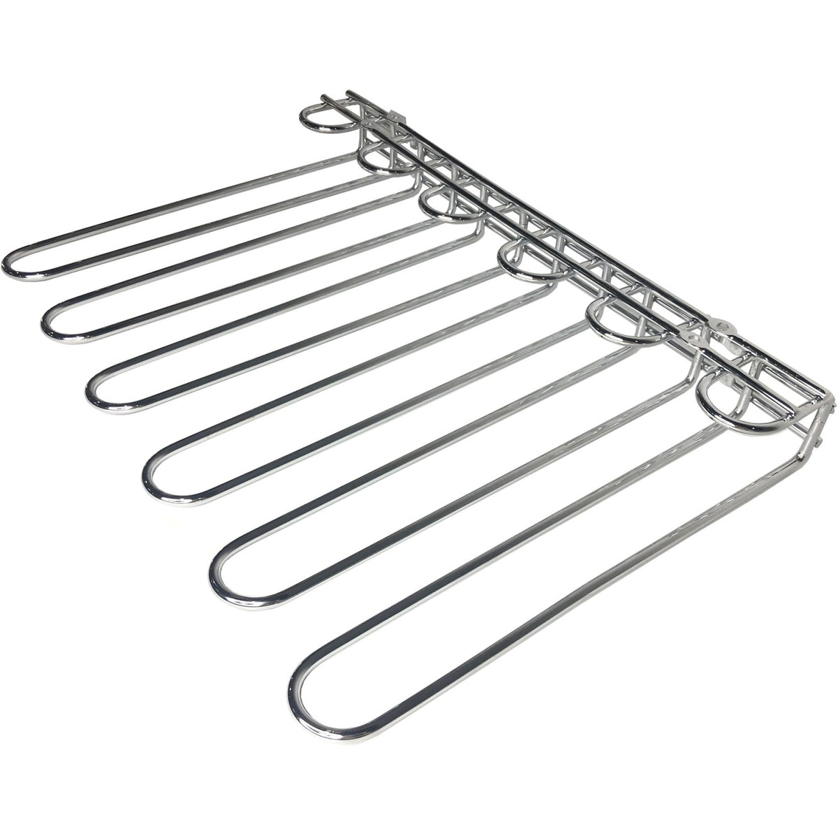 Wine Glass Rack Silver Ceiling mounted Length 450mm 20 wine glasses - WGR5S
