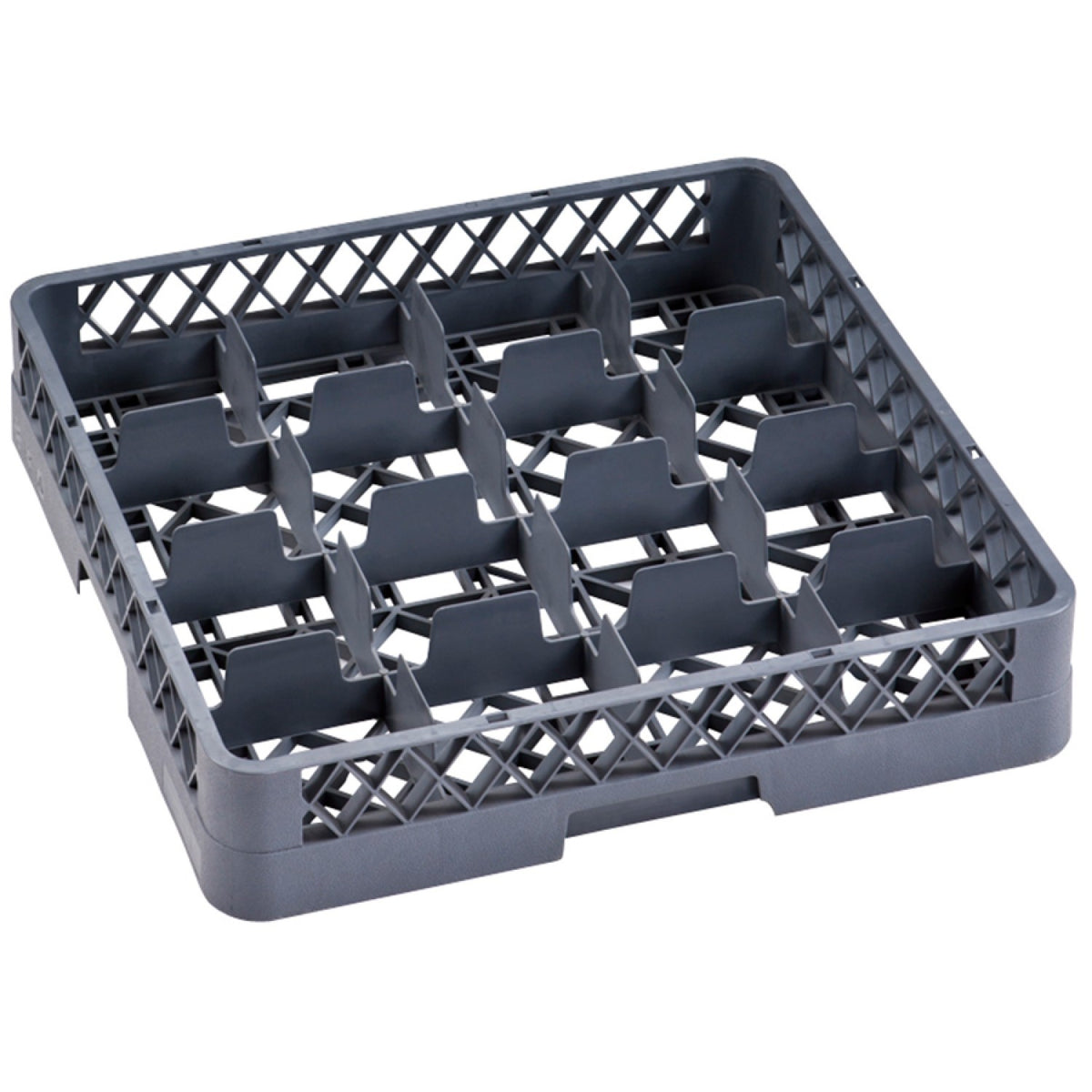 Commercial Cups/Glass rack 16 compartments 500x500x100mm - WH060B16
