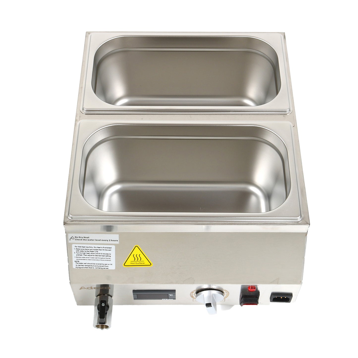 Commercial Chocolate Melter - Chocolate tempering machine 2xGN1/3 - WH7012