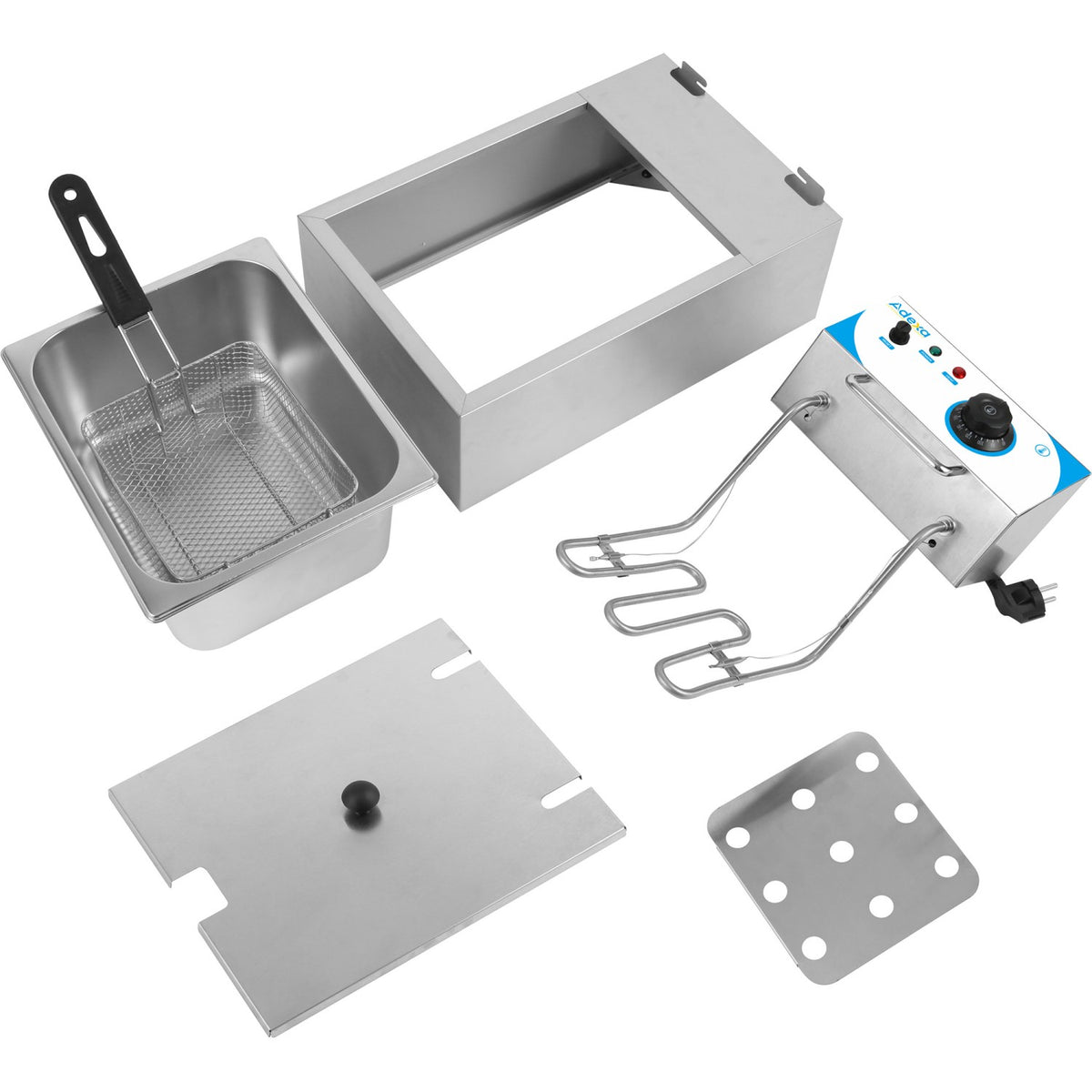 Commercial Fryer Single Electric 10 litre 2.5kW Countertop - WHCDFS