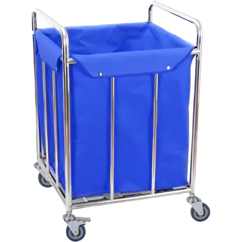 Stainless Steel Linen Trolley 550x550x900mm - WHDC5555