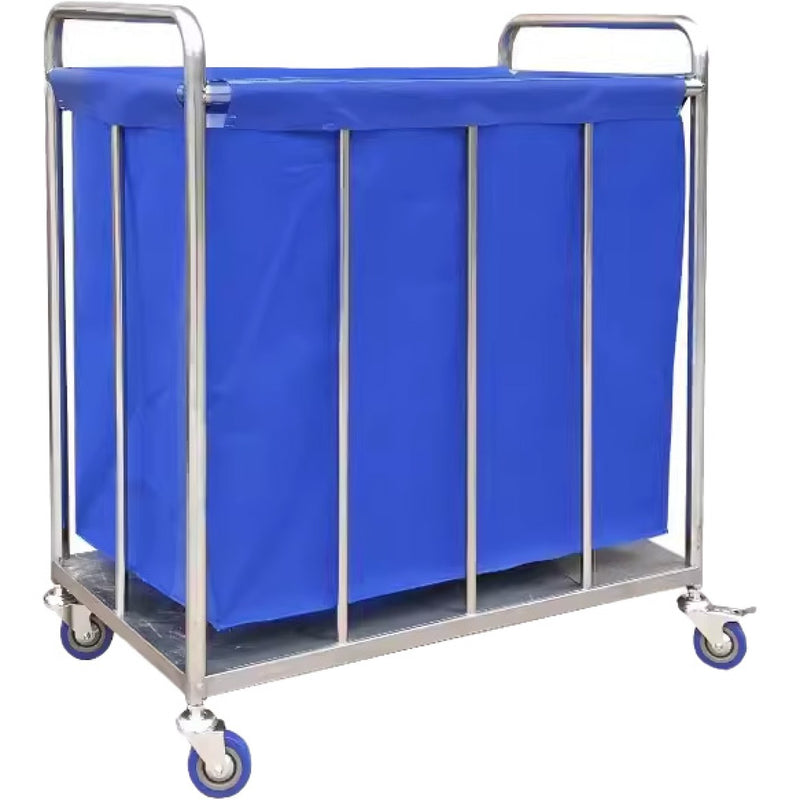 Stainless Steel Linen Trolley 800x500x860mm - WHDC8050
